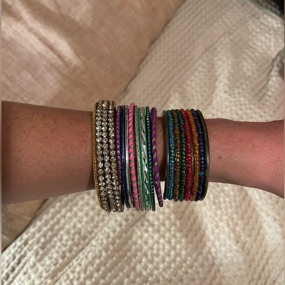Bracelet bundle set lot bracelets fashion lot colorful unique jewelry fashion